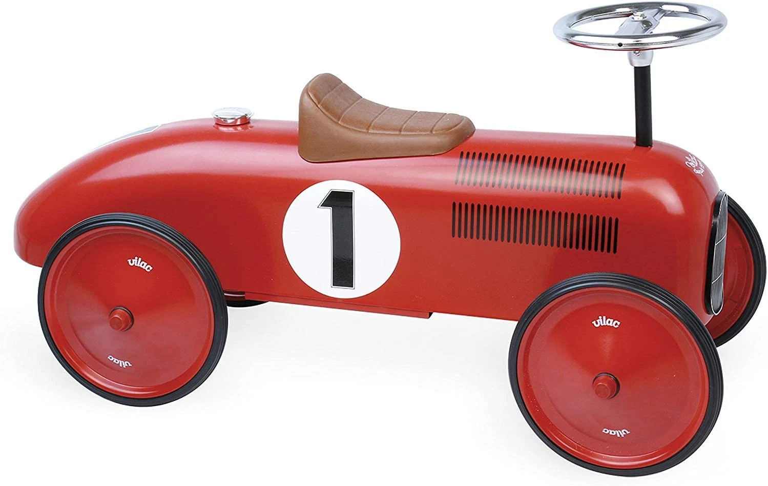 Vilac Porteur Voiture Métal Rouge 2 Vilac Porteur Voiture Métal Rouge – Image 2