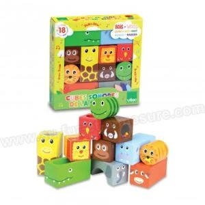 Vilac 2101 - Cubes Sonores Animaux De La Jungle 1 Vilac 2101 - Cubes Sonores Animaux De La Jungle