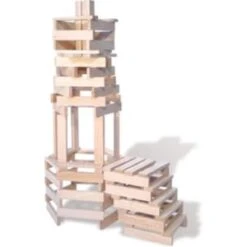 Vilac 2134 - Petit Bâtisseur Bois Naturel 200 Pièces