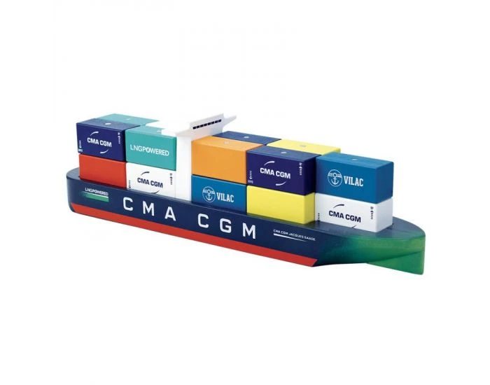 Bateau Porte-Conteneurs Vilacity - Dès 3 Ans 1 Bateau Porte-Conteneurs Vilacity - Dès 3 Ans