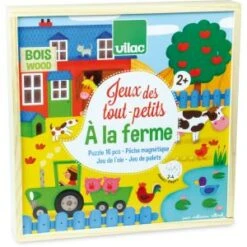 Vilac 6223 - Jeux Des Tout-petits à La Ferme