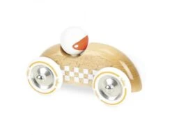 Vilac Mini Rallye Checkers - Bois Naturel - Dès 2 Ans
