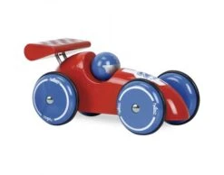 Vilac Voiture De Course XL - Dès 3 Ans Rouge/Bleu