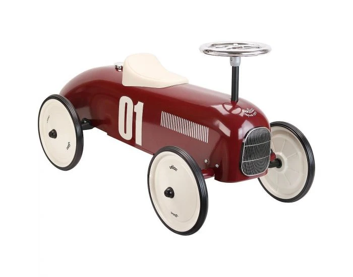 Vilac Porteur Voiture Vintage Bordeaux - Dès 18 Mois 1 Vilac Porteur Voiture Vintage Bordeaux - Dès 18 Mois