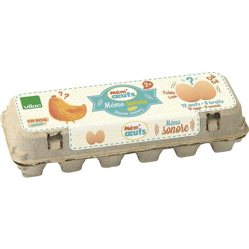 Vilac Mém'oeuf - Mémo Sonore 2 Vilac Mém'oeuf - Mémo Sonore – Image 2
