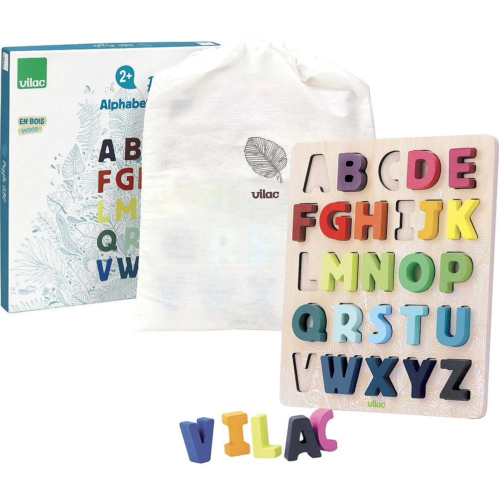 Vilac Puzzle ABC Alphabet Sous La Canopée 5 Vilac Puzzle ABC Alphabet Sous La Canopée – Image 5