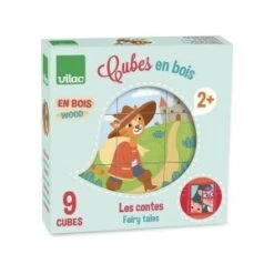 Vilac Cubes En Bois Les Contes