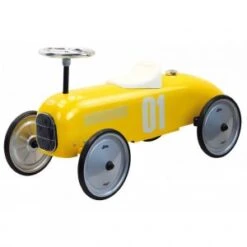 Vilac Porteur Voiture Vintage Jaune