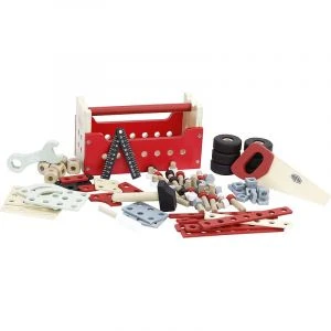 Vilac Boite à Outils Réversible Atelier Rouge - Taille Taille Unique 1 Vilac Boite à Outils Réversible Atelier Rouge - Taille Taille Unique