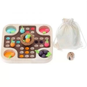 Vilac La Course Du Potager - Jeu Des Petits Chevaux - Jour De Récolte 1 Vilac La Course Du Potager - Jeu Des Petits Chevaux - Jour De Récolte