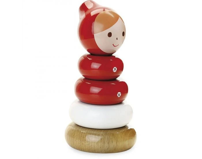 Vilac Empilable Chaperon Rouge Shinzi Katoh - Dès 12 Mois 2 Vilac Empilable Chaperon Rouge Shinzi Katoh - Dès 12 Mois – Image 2