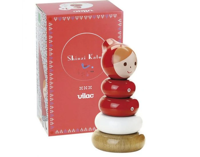 Vilac Empilable Chaperon Rouge Shinzi Katoh - Dès 12 Mois 3 Vilac Empilable Chaperon Rouge Shinzi Katoh - Dès 12 Mois – Image 3