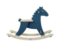 Vilac Hudada Cheval à Bascule Avec Arceau - Dès 12 Mois Bleu Paon -Vilac Jouets Soldes Magasin ext 157251 263655.1