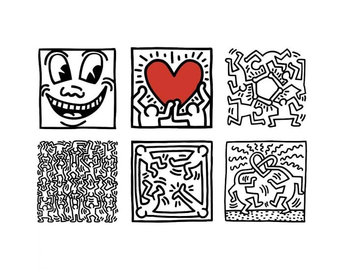 Vilac Coffret De 9 Cubes Keith Haring - Dès 2 Ans 3 Vilac Coffret De 9 Cubes Keith Haring - Dès 2 Ans – Image 3